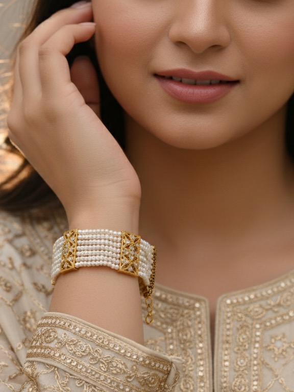 Noor bracelet (white)