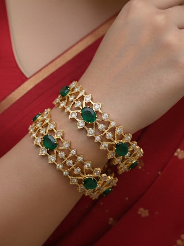 Shraddha bangles (green)