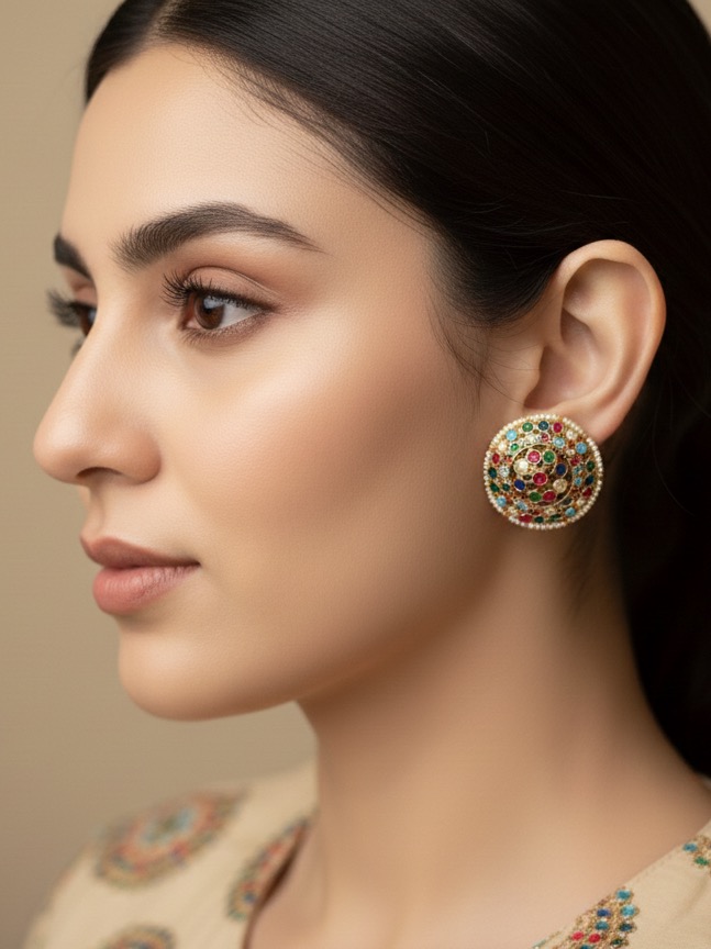 Alka earrings(multicolour)