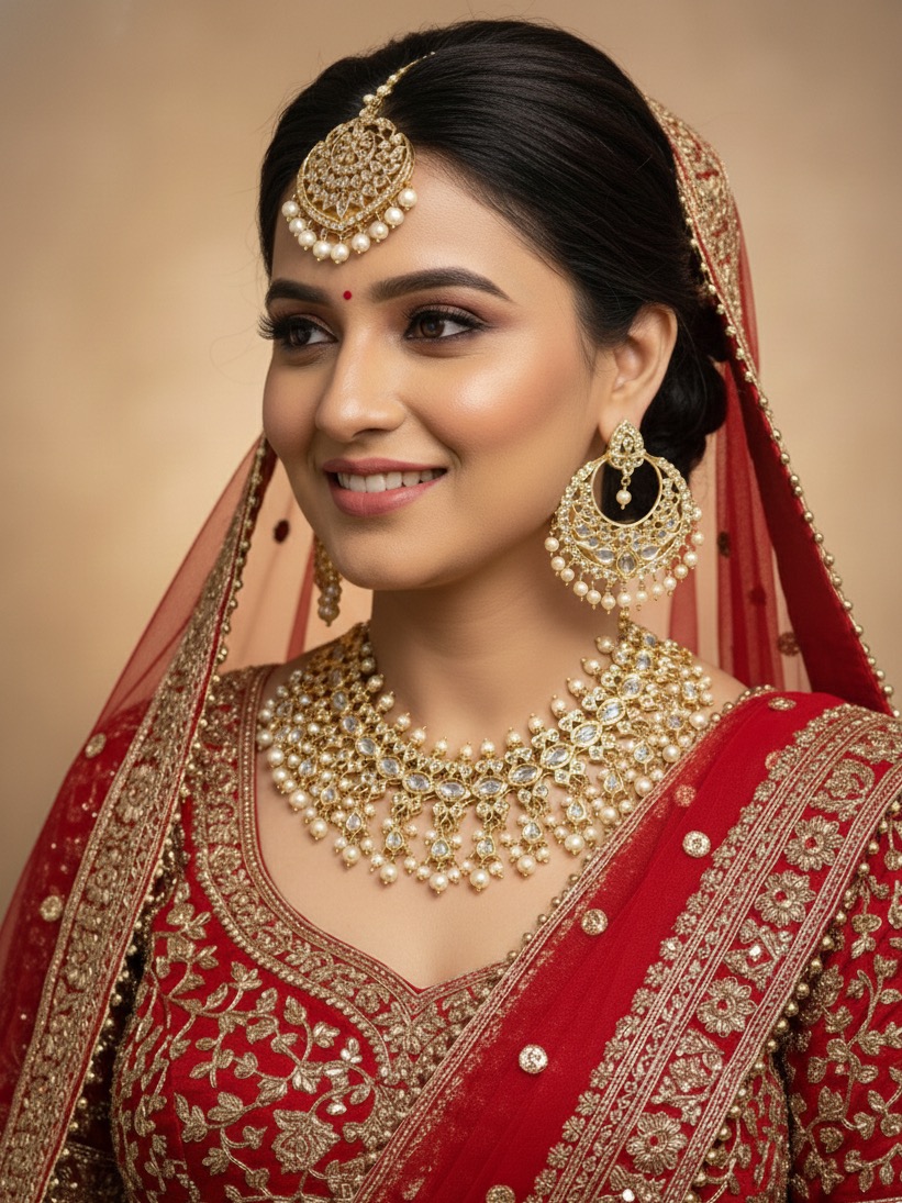 Shilpa bridal set(Golden)