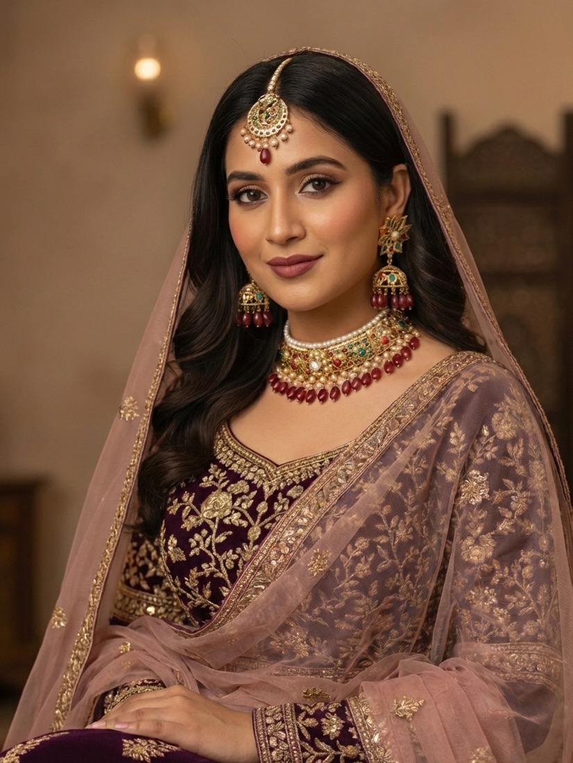 Zehra bridal set(multicolour)