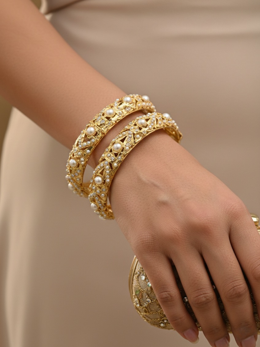 Gul bangles (White)