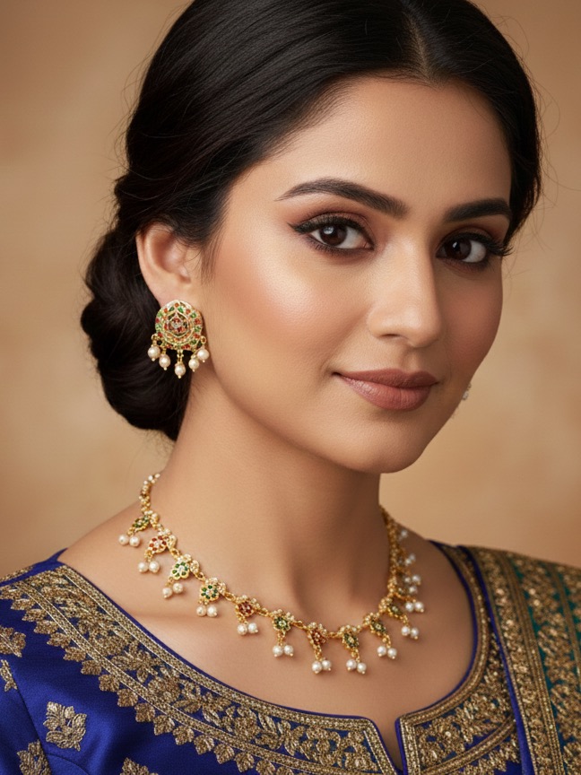 Insha necklace set(multicolour)