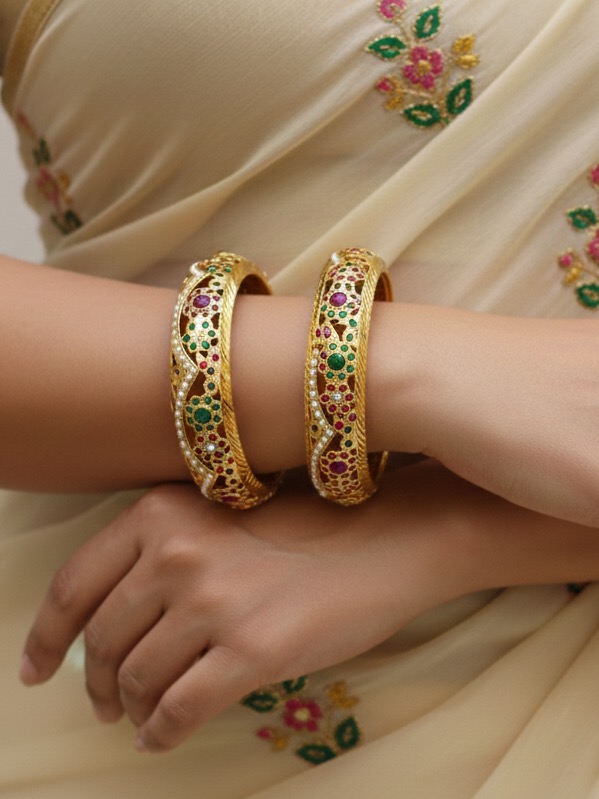 Azka bangles(Red-Green)