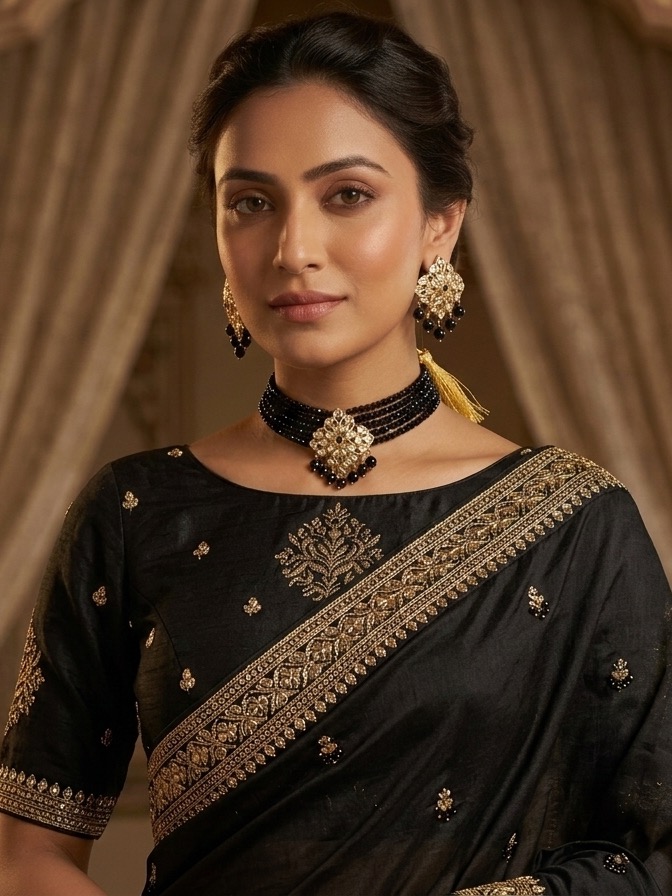 Tara choker set(black)