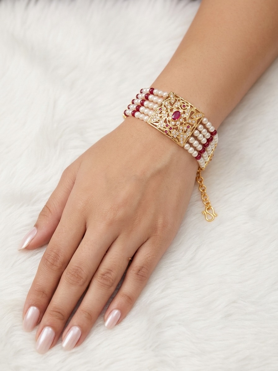 Sajal bracelet (maroon)