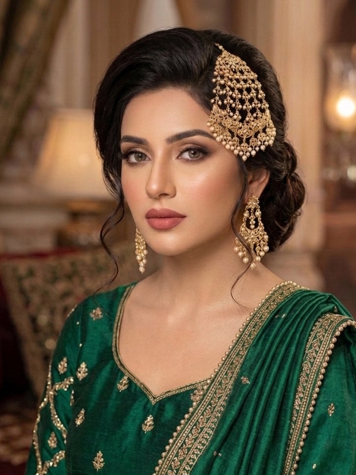 Aima jhoomer (golden)