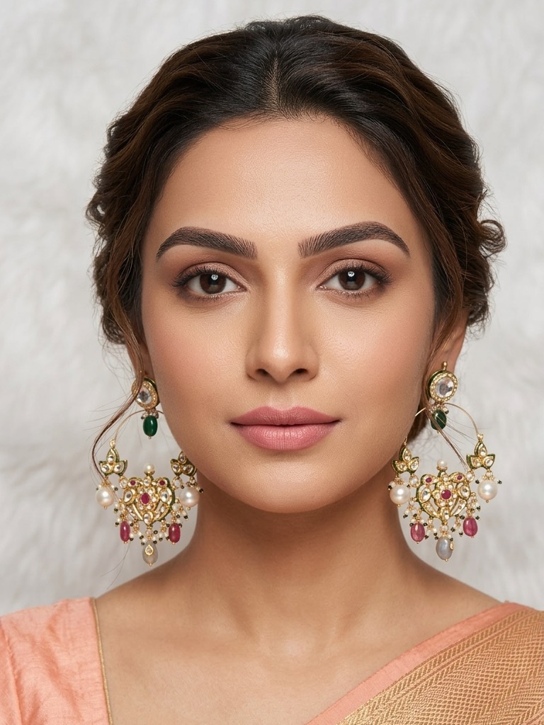 Anaya earrings(red green)