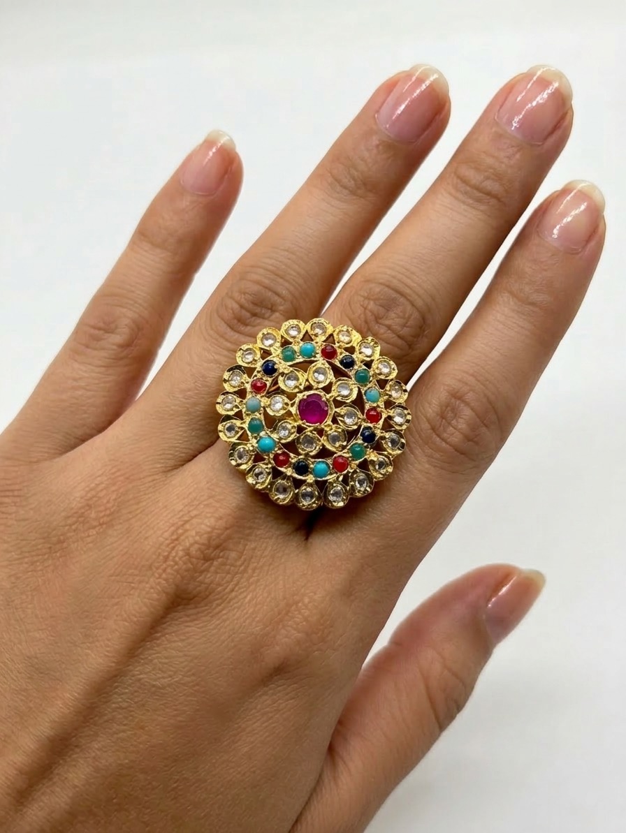 Shivani ring(multicolour)