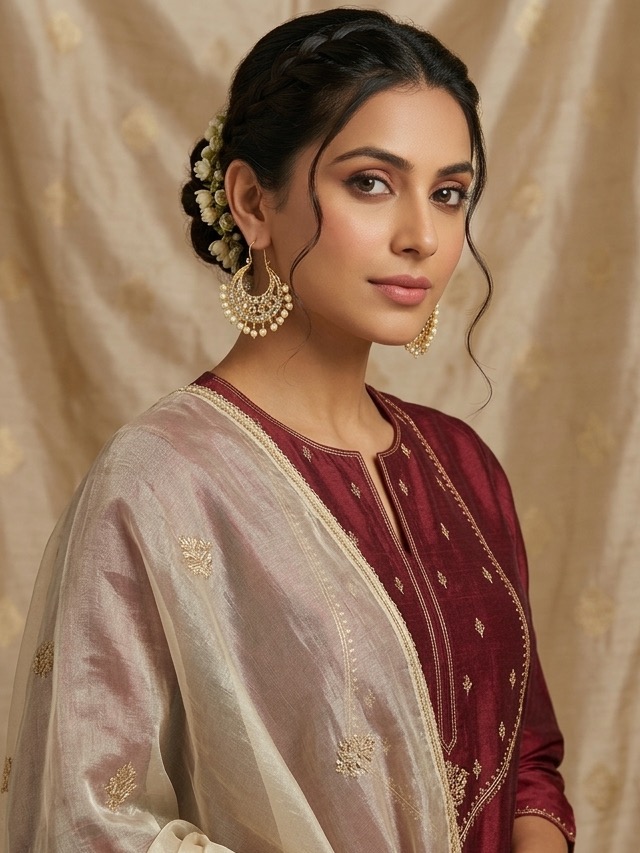 Asfiya hoop earrings (golden)