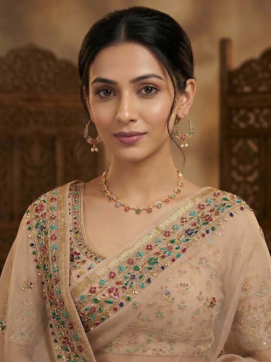 Ameera necklace set(multicolour)