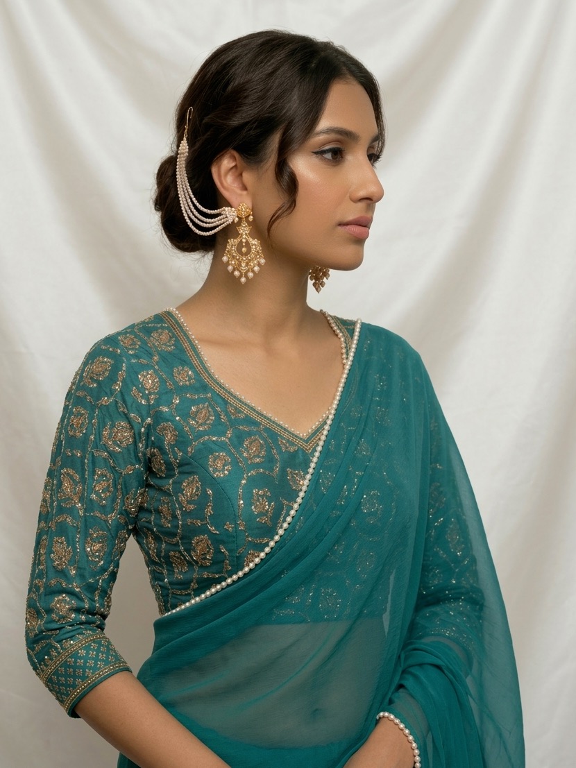 Sumaya earrings(white)