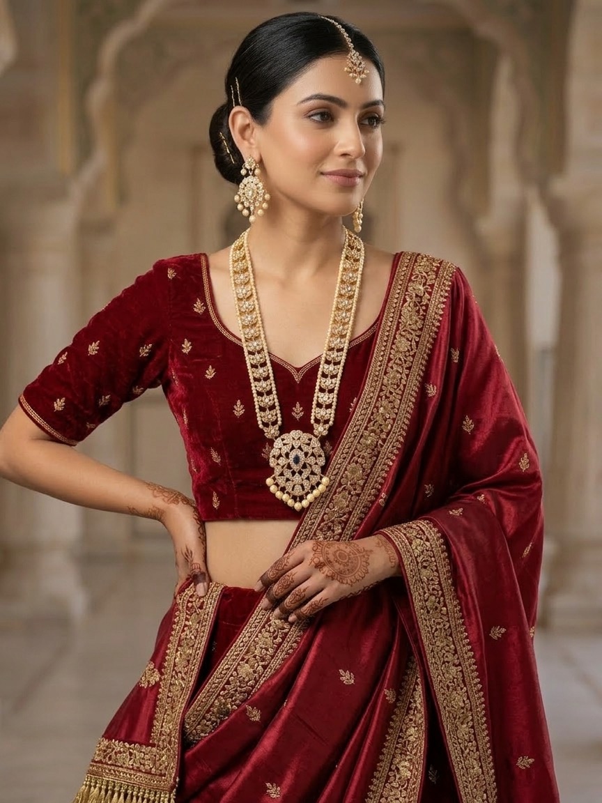 Nikita long necklace (golden)