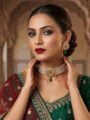 Shraddha choker set(green)