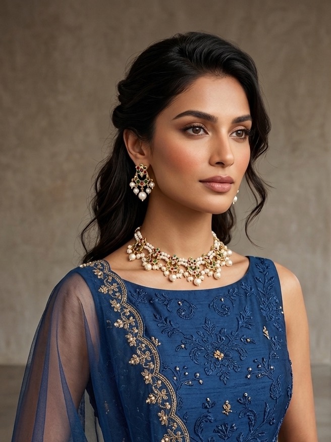 Aditi necklace set(multicolour)