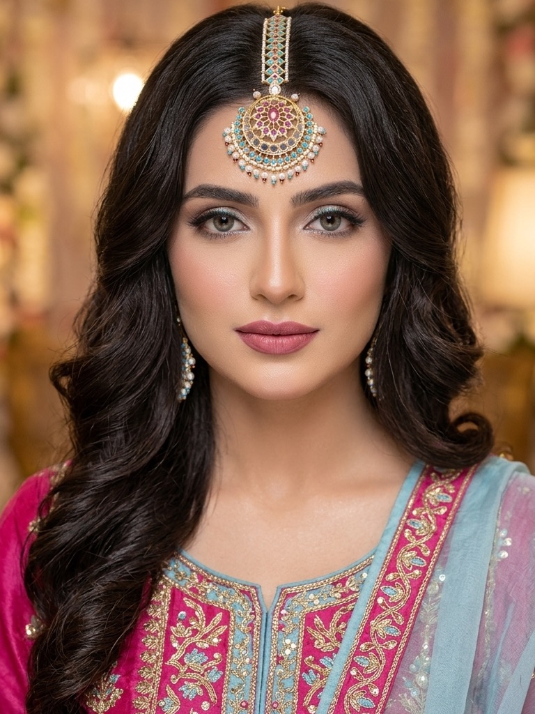 Rida tika(pink firoza)