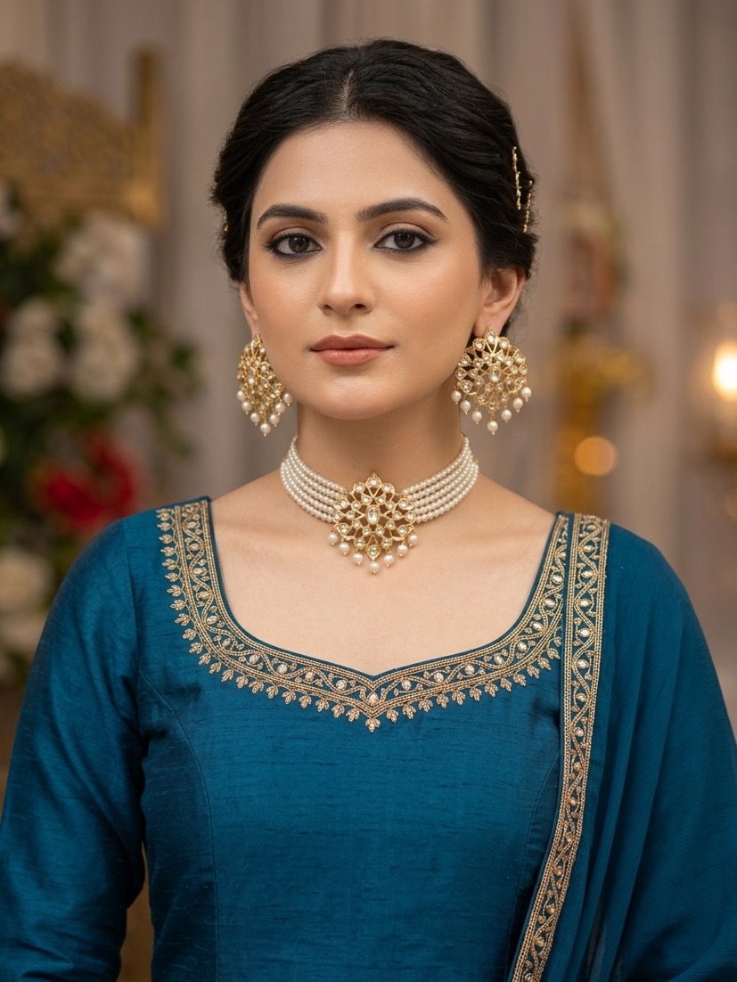 Tara choker set(white)