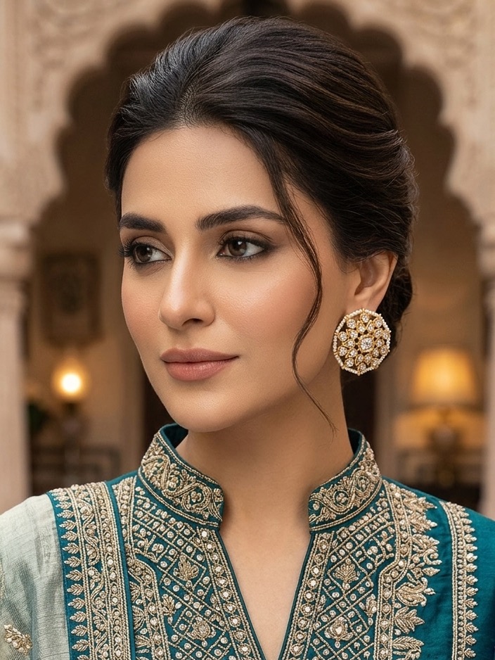 Anita earrings (White)