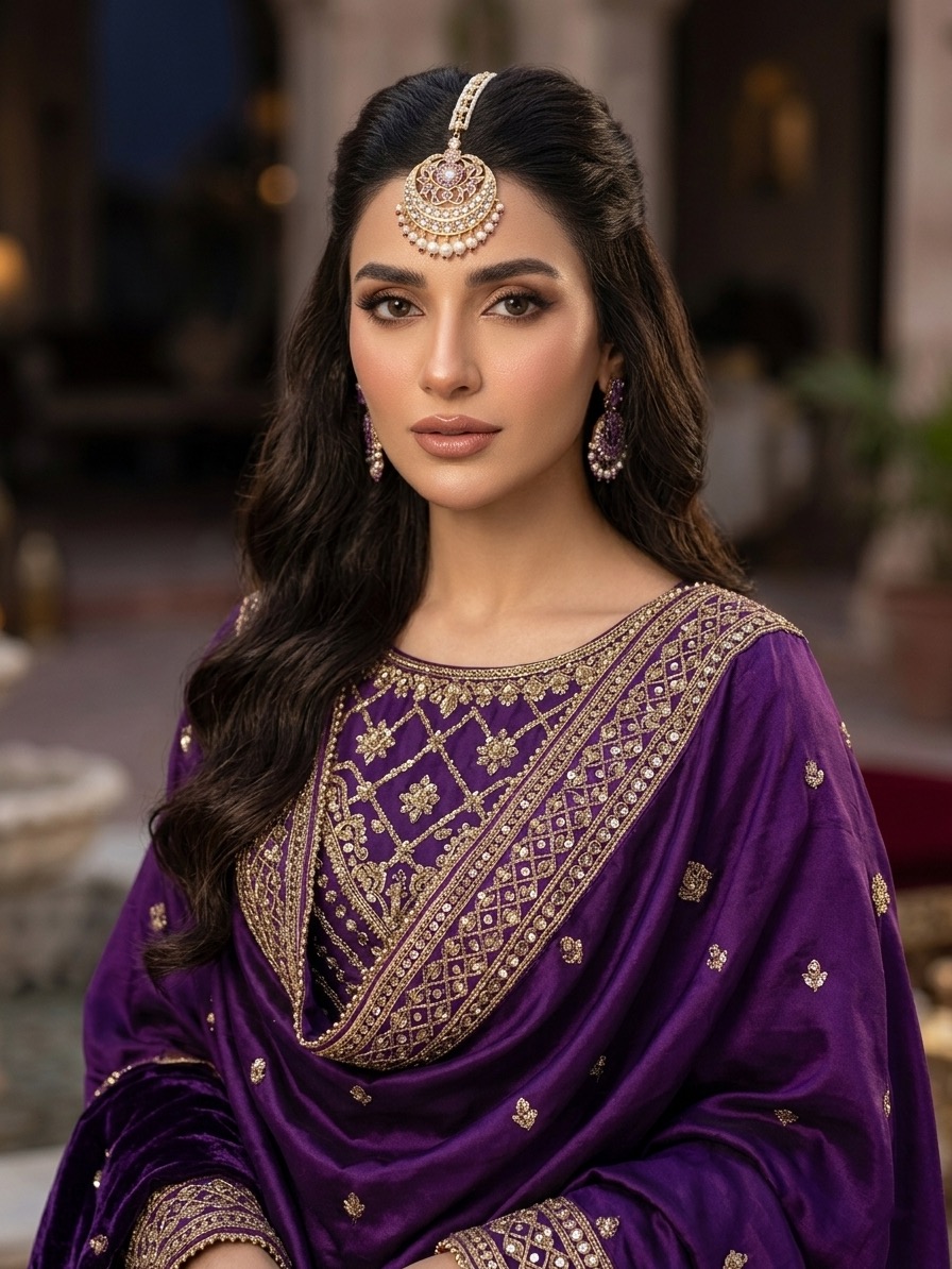 Rabiya tika(purple)