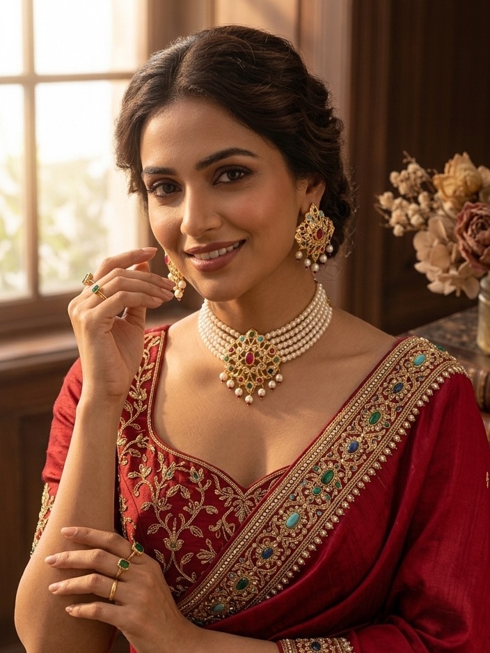 Tara Choker Set(multicolour)