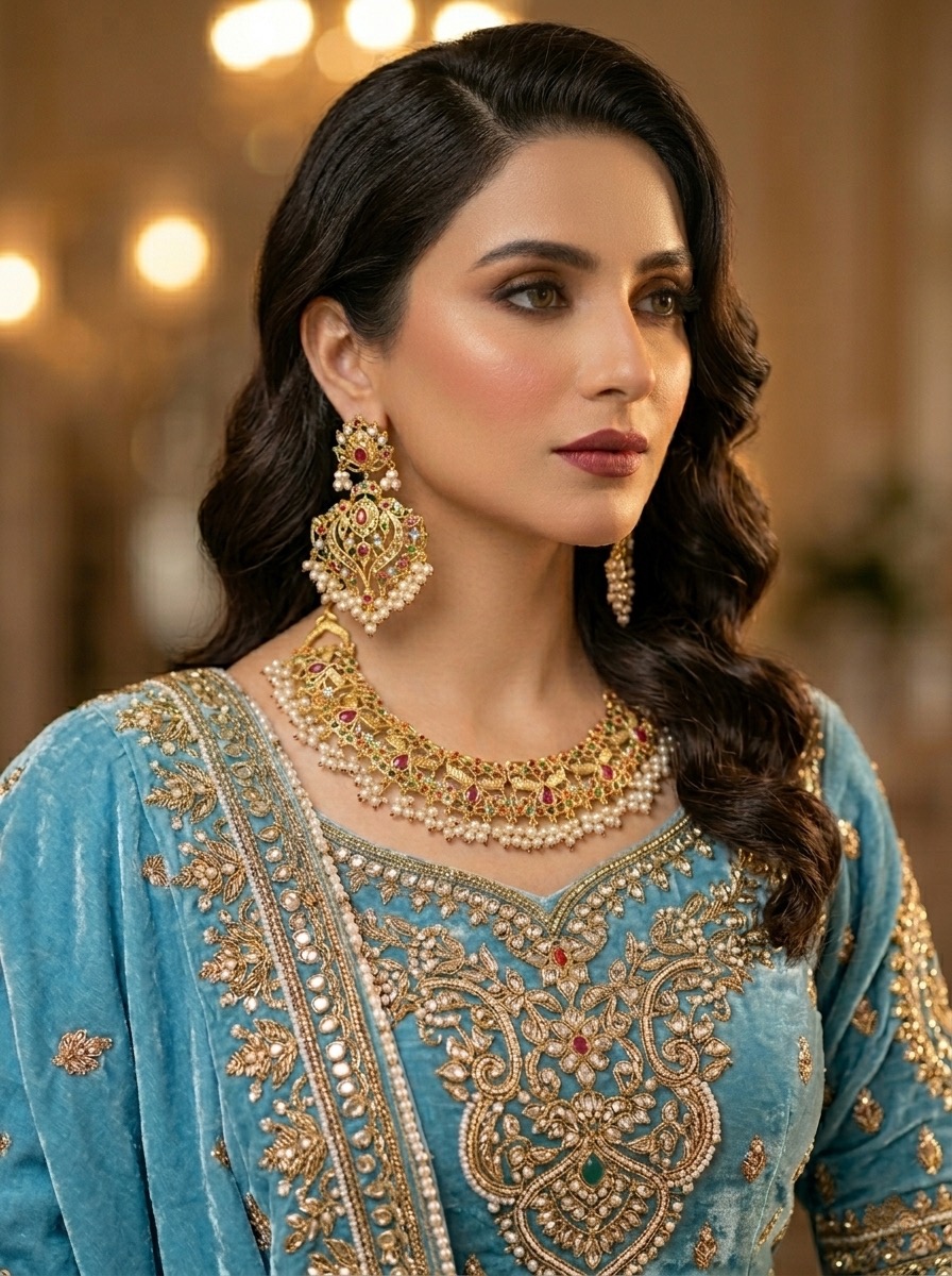 Aliza necklace set(multicolour)