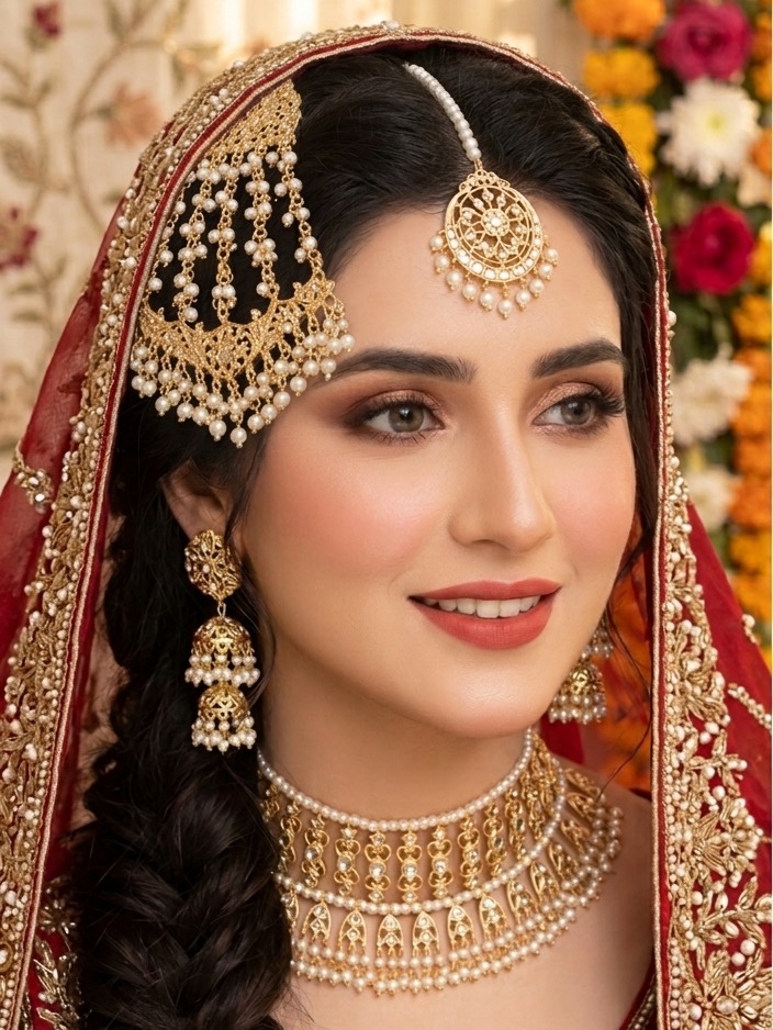Shehnaz bridal set(white)