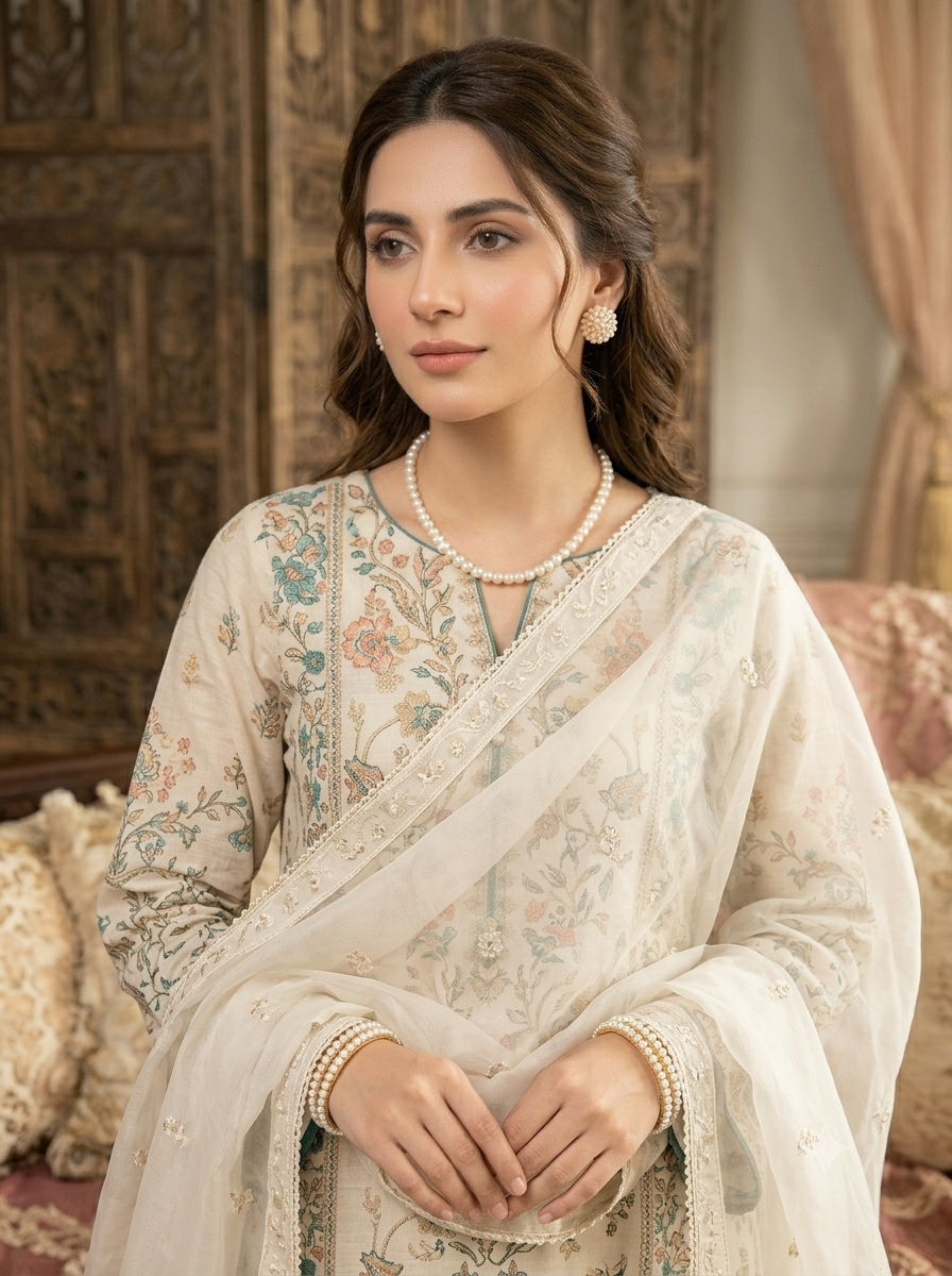 Ananya pearl set